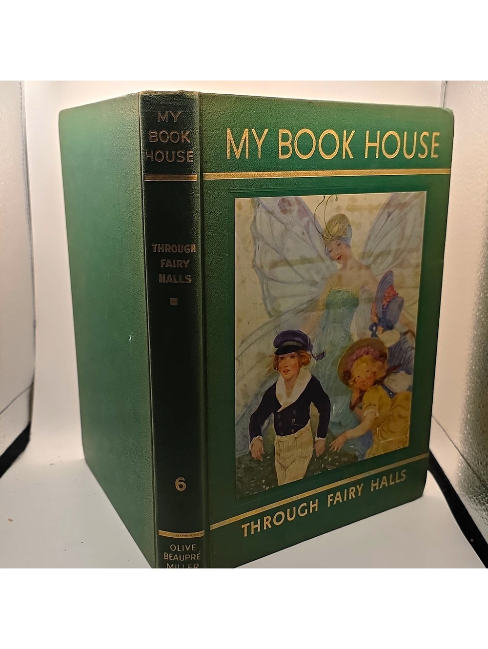 My Book House Through Fairy Halls HC Illustrated Olive Beaupré Miller Vintage